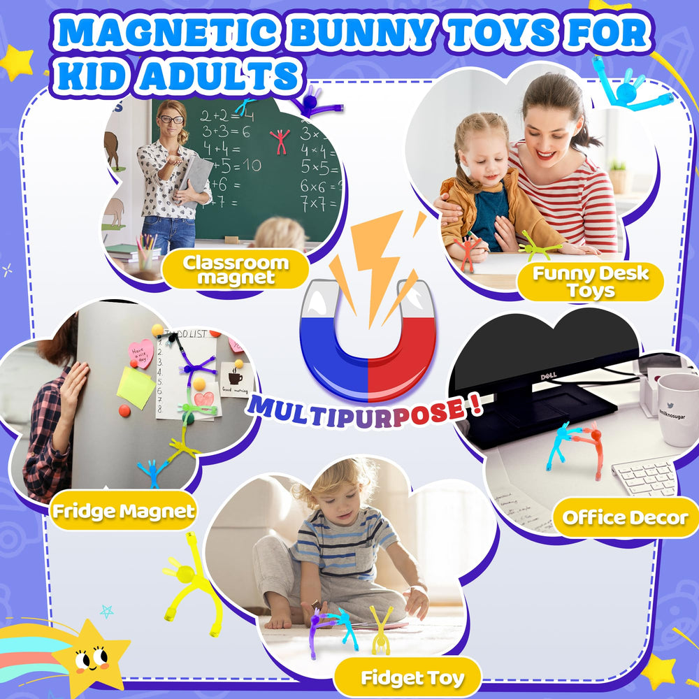 CHESLICR bunny fridge magnet can adsorb small objects and decorate a fridge