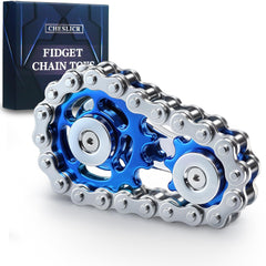 CHESLICR metal fidget bike chain assembly for tactile creativity and focus.