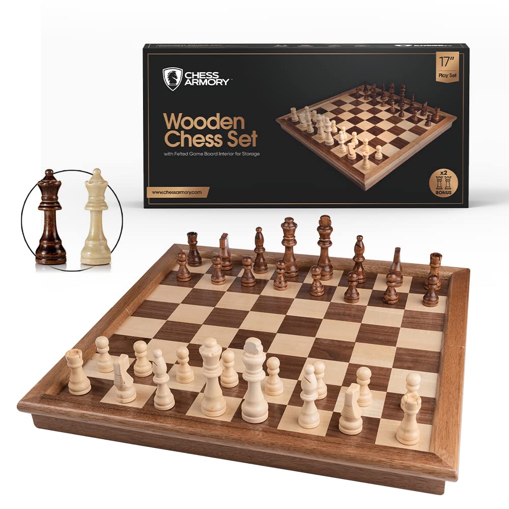 Chess Armory folding board with interior storage for quick setup.