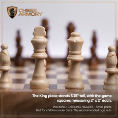 Chess Armory extra queens included for extended play options.