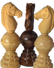 ChessBazar Globe Design 5-Inch King base showing weighted stability