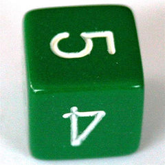 Chessex opaque dice read from the top for fast, confident rolls.