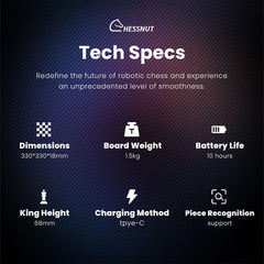 Chessnut Air USB-C charging keeps sessions ready