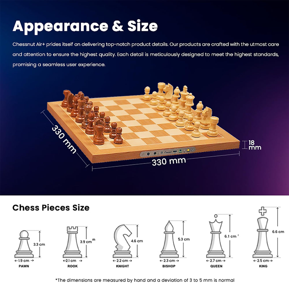Chessnut Air+ USB-C charging keeps play ready longer