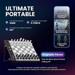 Chessnut Go Ultimate supports multi-platform apps across Windows, Mac, Android, and iOS.