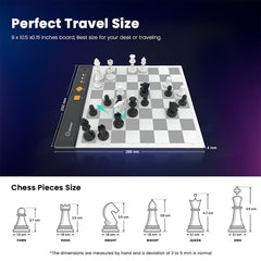 Desk-friendly travel size Chessnut Go Ultimate ready for quick setup
