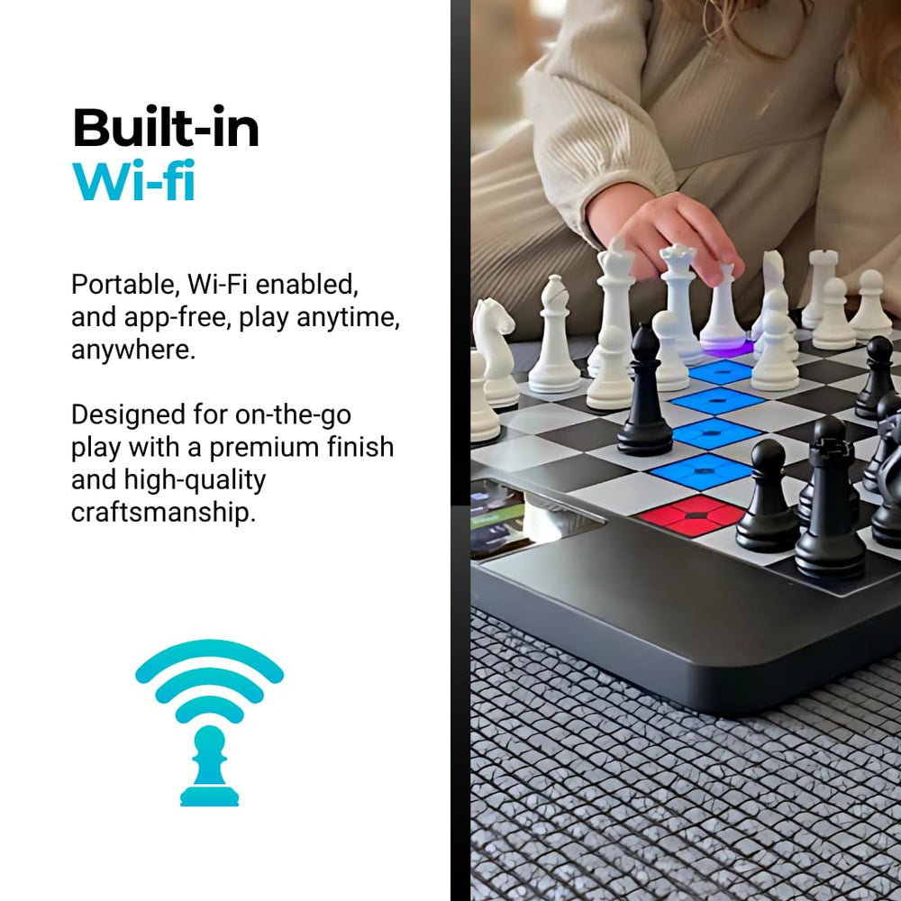 ChessUp 2 AI coach adjusts guidance to match player level.