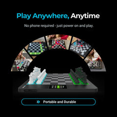 ChessUp 2 enables openings and endgames practice on a glowing board.