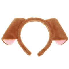 CHEU brown dog ears headband hand-sewn ears demonstrate durability and secure attachment