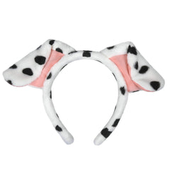 CHEU dalmatian ears headband close-up with ultra-soft fabric for comfort