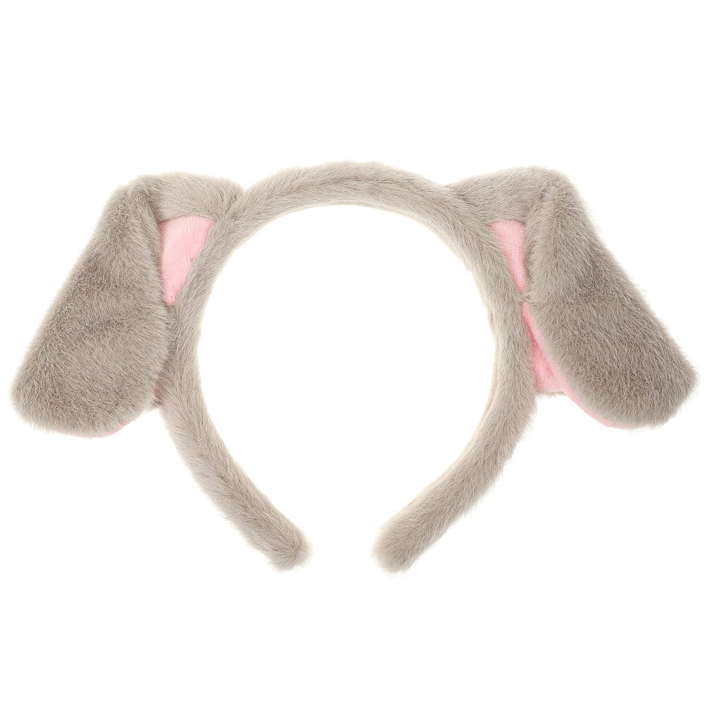 CHEU Dalmatian headband with gray ears, ultra-soft fabric for comfortable pretend play
