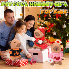 ChezMax capybara plush bags and scarf add versatile accents for outfits