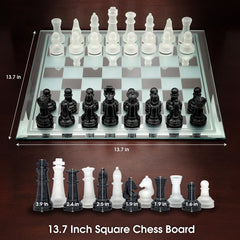 CHH Avant-Garde chess set on table creates a refined centerpiece