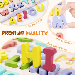 CHHQLZS colorful alphabet pieces boost creativity and independent learning during playtime.