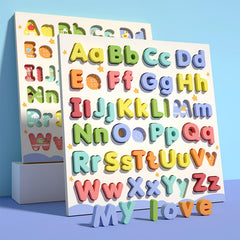 CHHQLZS Alphabet Puzzles make a thoughtful gift for birthdays and holidays.