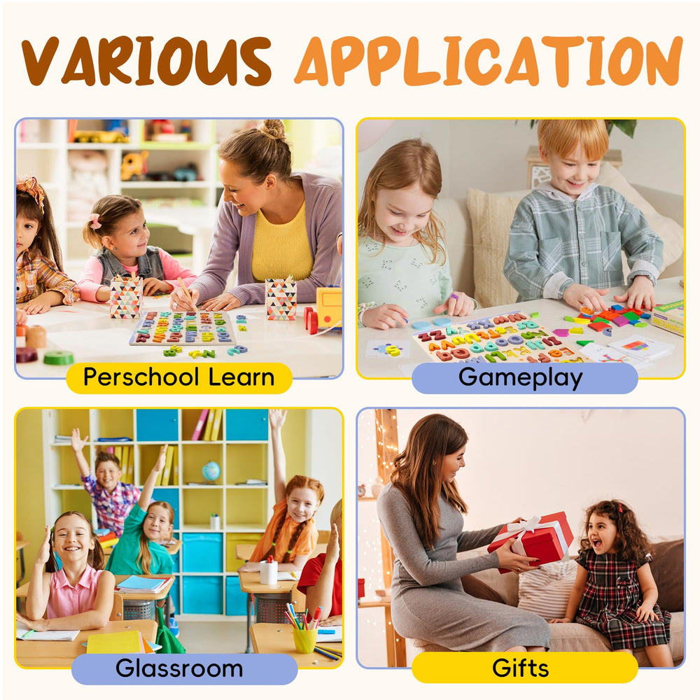 CHHQLZS puzzle edges are smooth for safe teething-friendly play sessions.