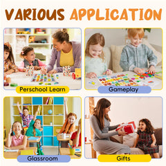 CHHQLZS puzzle edges are smooth for safe teething-friendly play sessions.