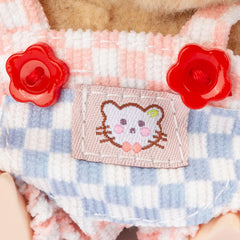 CHICHO pink-and-white fabric highlights charming kawaii aesthetics.