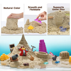Chico Land Waterplay Sand Kit tools include kid-friendly implements for building and exploring.