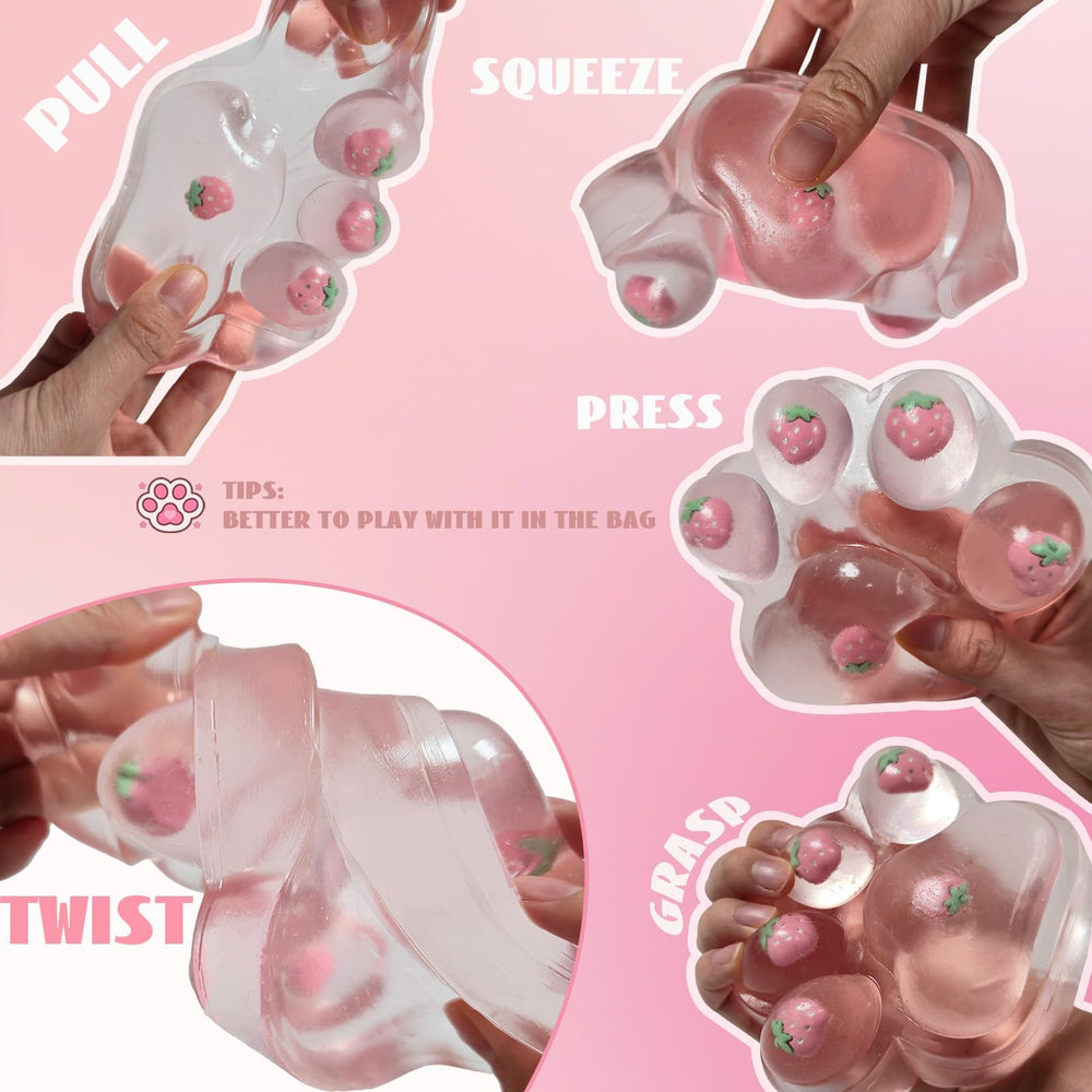 Chicooan premium-soft cat paw squishy with satisfying resistance.