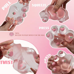 Chicooan premium-soft cat paw squishy with satisfying resistance.