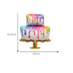 CHIL large mylar birthday cake balloon ideal for ceiling or doorway displays