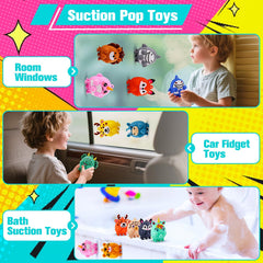 ChildFun tiger fidget with suction cups for prizes