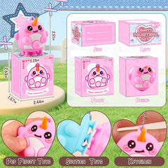 ChildFun 3D animal pop toys close-up showing silicone texture and durability