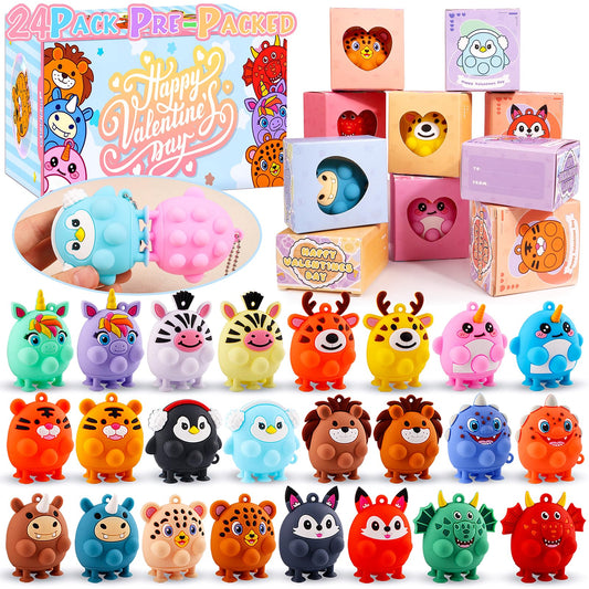 ChildFun valentines box front view for classroom gifts and easy gifting