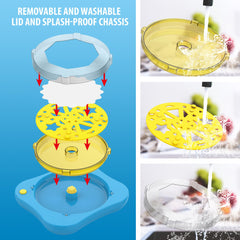 Chilpals Washable Splash-Proof Chassis keeps cleanup simple after colorful experiments.