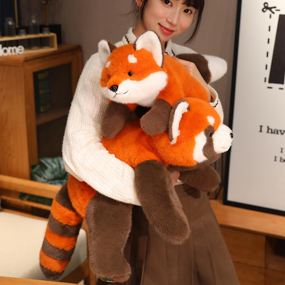 Chilsoby Fox soft plush closeup for ultra soft touch.