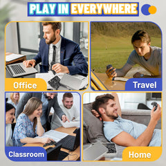 Chilvil compact metal tin for easy desk storage and portable stress relief