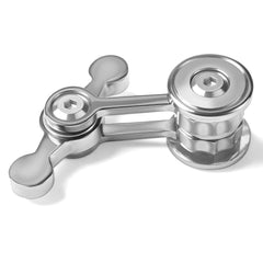 Chilvil fidget spinner adults silver close-up for tactile focus and calm