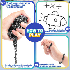 Metal tin with Chilvil branding contains 300 premium beads for tactile play.