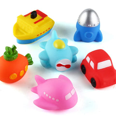 CHIMAGER 6-pack bath toy set offers safe water play