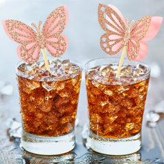 Chinco butterfly cupcake toppers for birthday parties add charm to sweets.