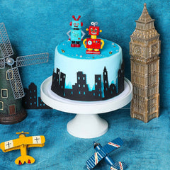 Chinco lighted city cake wrap adds subtle glow