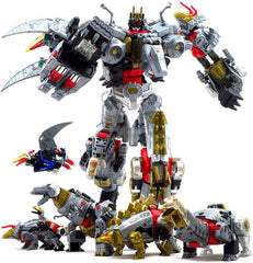 Chingbor deformation toy combiner with five robots ready for imaginative play.
