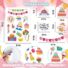 Chinyuti 315Pcs pack showcases eight styles for versatile decorating ideas.