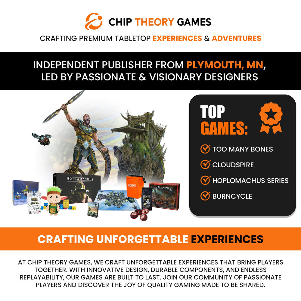 Chip Theory Games Too Many Bones tutorial scenes help new players learn quickly
