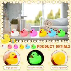 Chitidr ducks floating on water in bath for playful time