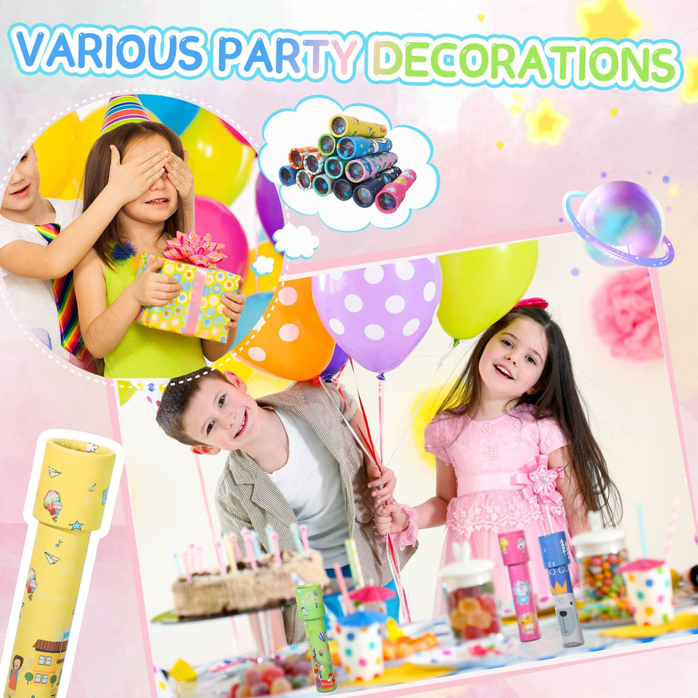Chivao kaleidoscope 30-pack supports creative play and storytelling sessions.