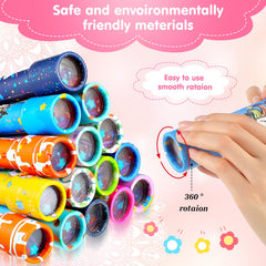 Chivao Kaleidoscope refraction patterns invite kids to observe symmetry and patterns