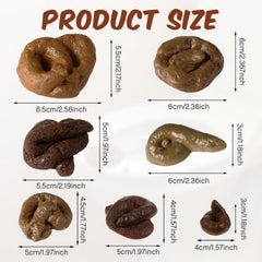 Chivao lifelike poop toy floating in water for surprising reactions.