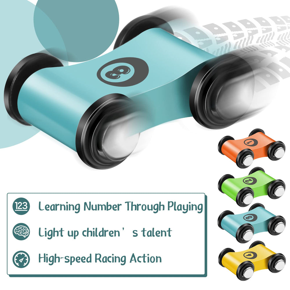 Chivao wooden race cars lineup shows versatile play on any table or track.