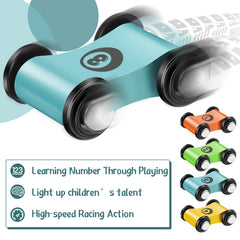Chivao wooden race cars lineup shows versatile play on any table or track.