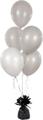 Chochkees balloon weight with classic design on table, ideal for eye-catching centerpieces.