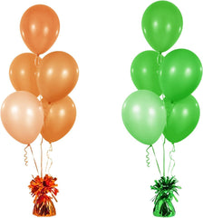 Chochkees pink iridescent balloon weight pairs with foil balloons.