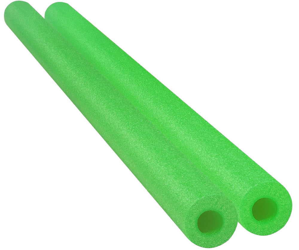 Chochkees green 52-inch floating pool noodle for easy lounging.