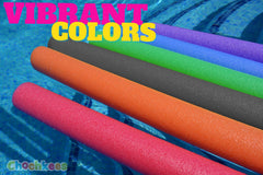 Chochkees black-purple dual-tone pool noodle for versatile poolside activities